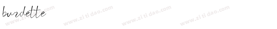 burdette字体转换