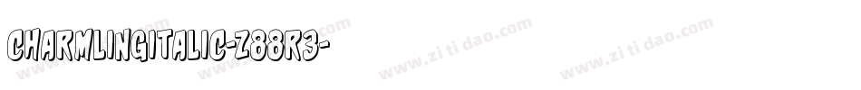 CharmlingItalic-z88R3字体转换