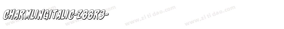 CharmlingItalic-z88R3字体转换