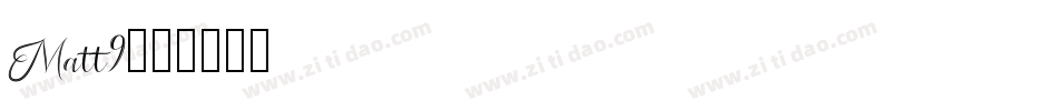 Matt9字体转换