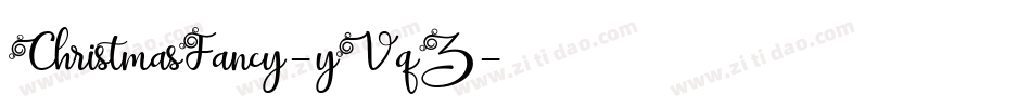 ChristmasFancy-yVqZ字体转换