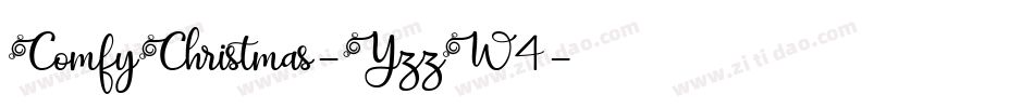 ComfyChristmas-YzzW4字体转换