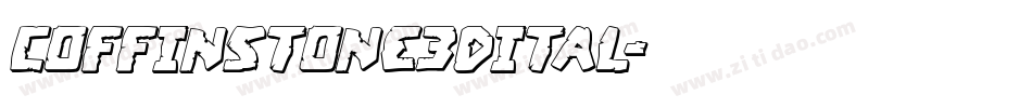 coffinstone3dital字体转换