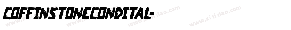 coffinstonecondital字体转换