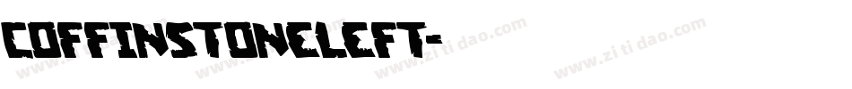 coffinstoneleft字体转换