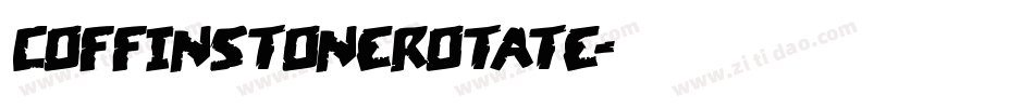 coffinstonerotate字体转换