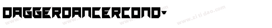 daggerdancercond字体转换