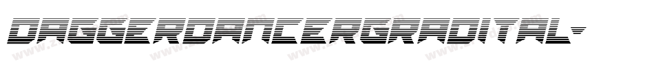 daggerdancergradital字体转换