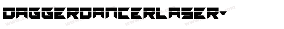daggerdancerlaser字体转换