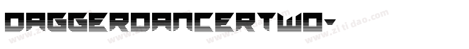 daggerdancertwo字体转换