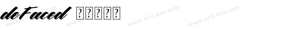 deFaced字体转换