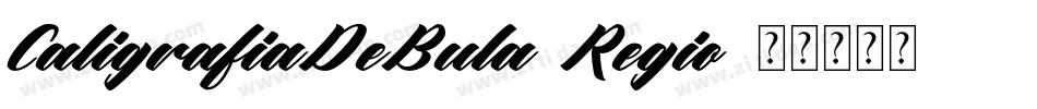 CaligrafiaDeBula-Regio字体转换