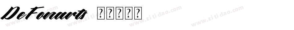 DeFonarts字体转换