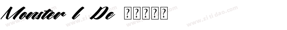Monster-l9De字体转换