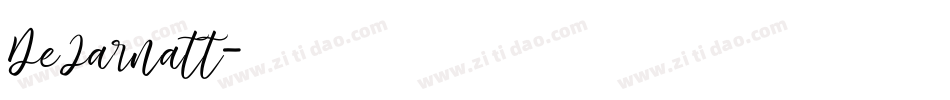 DeJarnatt字体转换