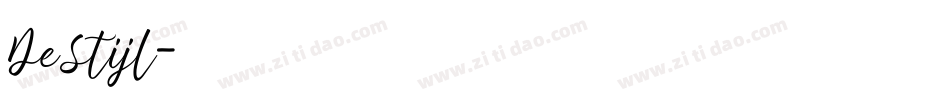 DeStijl字体转换