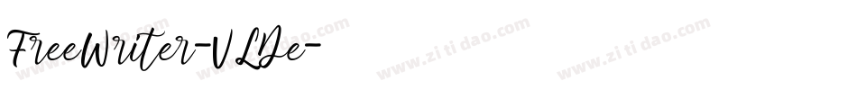 FreeWriter-VLDe字体转换
