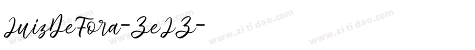 JuizDeFora-ZeJZ字体转换