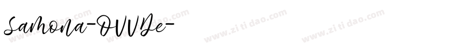 Samona-OVVDe字体转换