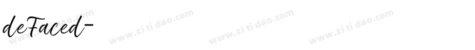 deFaced字体转换