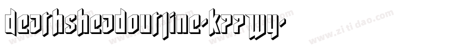 DeathsheadOutline-K77Wy字体转换