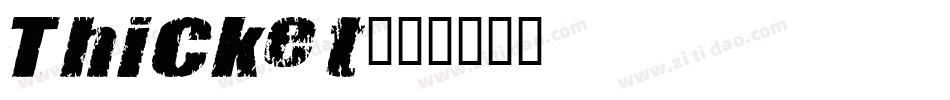 Thicket字体转换