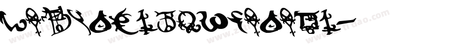 devilstongueleft字体转换
