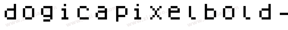 dogicapixelbold字体转换