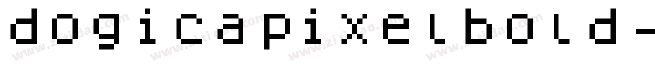 dogicapixelbold字体转换