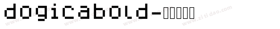 dogicabold字体转换