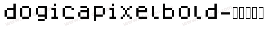dogicapixelbold字体转换
