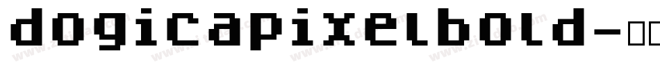dogicapixelbold字体转换