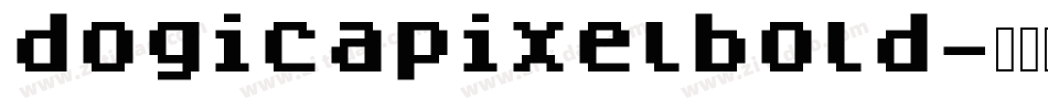 dogicapixelbold字体转换