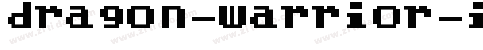 dragon-warrior-iv字体转换