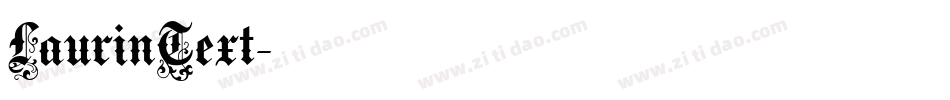 LaurinText字体转换