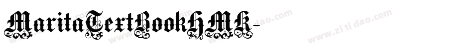MaritaTextBookHMK字体转换