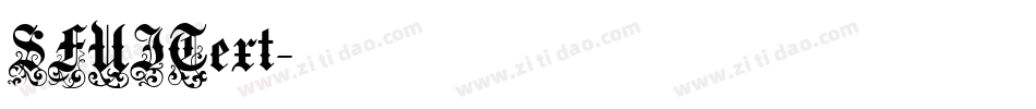 SFUIText字体转换