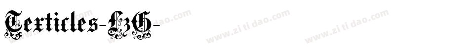 Texticles-LzG字体转换