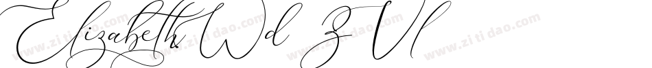 ElizabethWd-ZVl3字体转换