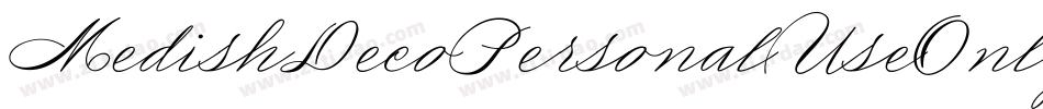 MedishDecoPersonalUseOnly-o23o字体转换
