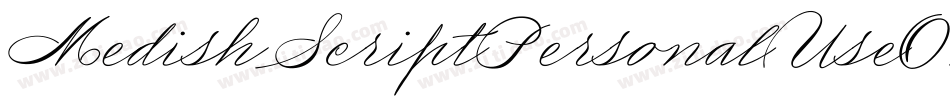 MedishScriptPersonalUseOnly-48eW字体转换