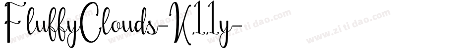 FluffyClouds-K11y字体转换
