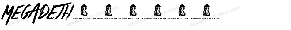 Megadeth字体转换