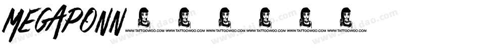 Megaponn字体转换