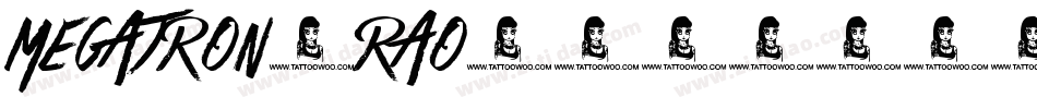 Megatron-rAo9字体转换