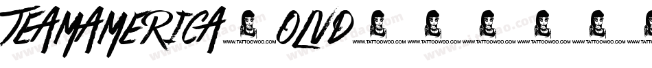 TeamAmerica-oLVd字体转换