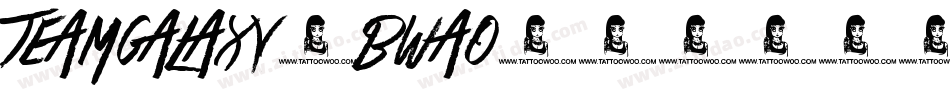 TeamGalaxy-BWaO8字体转换