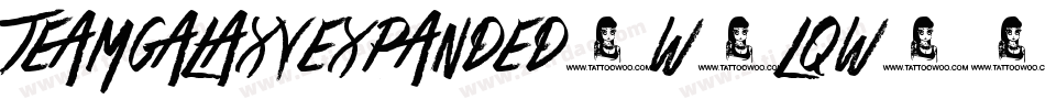 TeamGalaxyExpanded-w1lqw字体转换