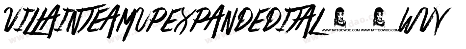 VillainTeamUpExpandedItal-0WvYG字体转换