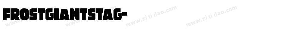 frostgiantstag字体转换